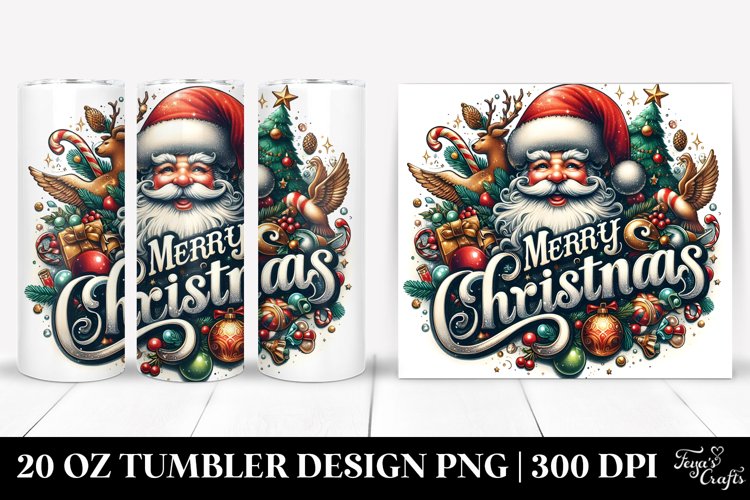 Christmas PNG 20 Oz Tumbler Design