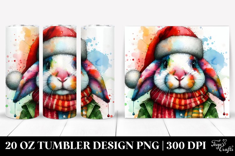Christmas PNG 20 Oz Tumbler Design example image 1