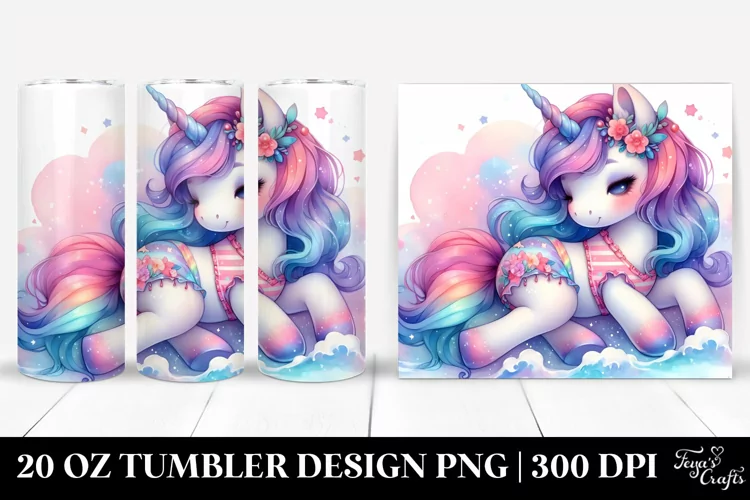 Dreamy Beachwear Unicorn | 20 Oz Tumbler