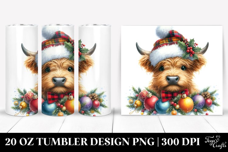 Christmas PNG 20 Oz Tumbler Design