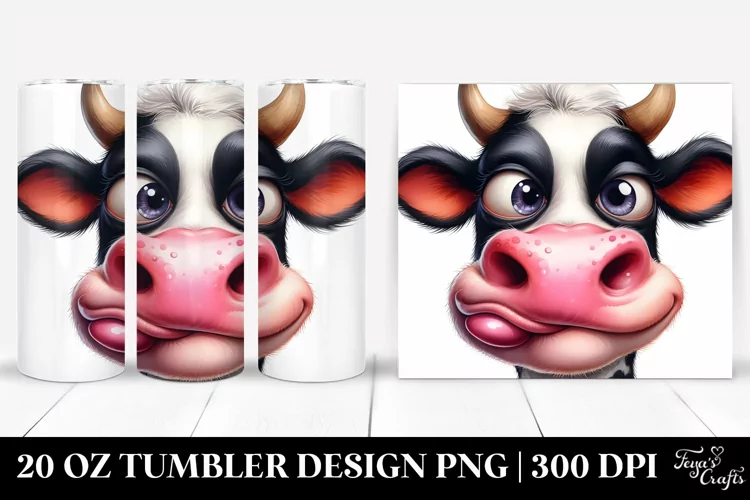 Funny Cow Portrait Big Goofy Smile Disrespectful
