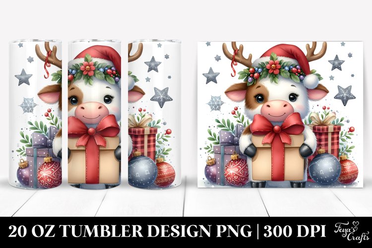 Christmas PNG 20 Oz Tumbler Design