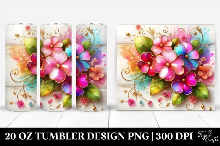 Colorful Impatiens | 20 Oz Tumbler