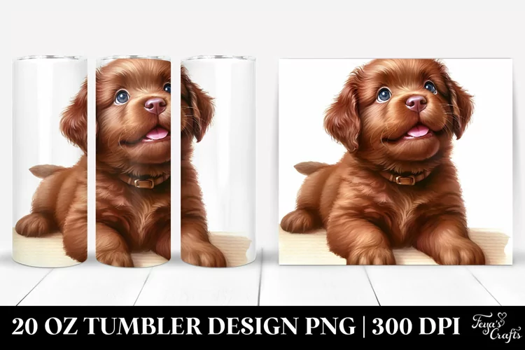 Expressive Playful Retriever | 20 oz Tumbler
