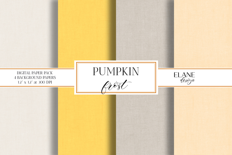 Autumn Scrapbook Background, Yellow Creme Color Palette