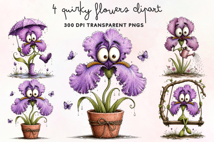 Cute Flowers Clipart Image 15