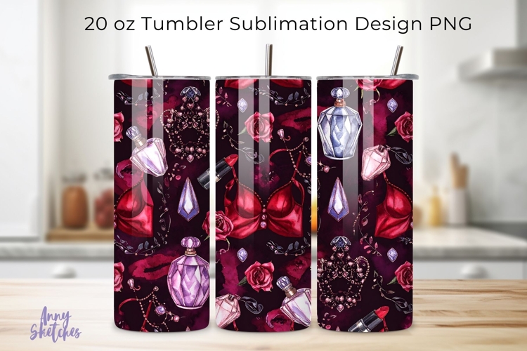 Smut Romantasy Tumbler Wrap Dark Romance PNG
