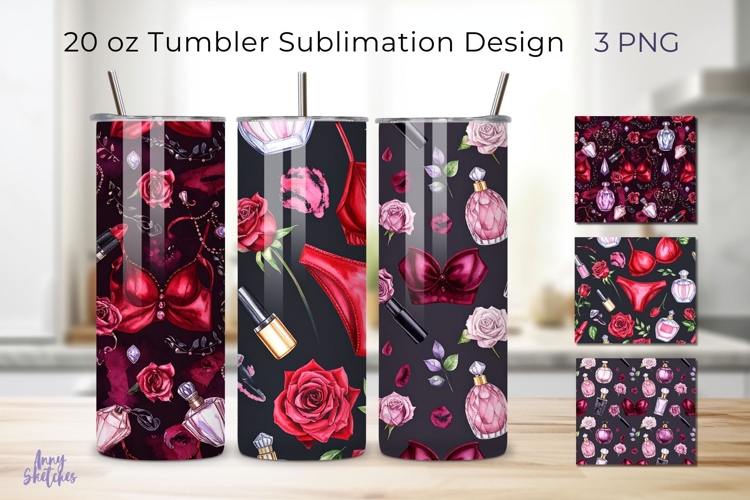 3 Smut Romantasy Tumbler Wrap Dark Romance PNG
