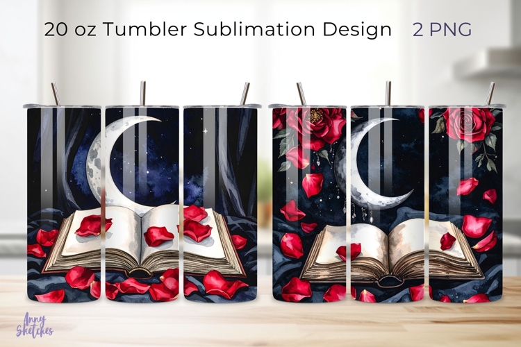 Smut Romantasy Tumbler Wrap Dark Romance PNG