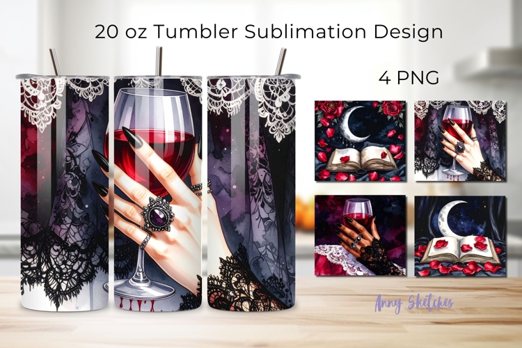 4 Smut Romantasy Tumbler Wrap Dark Romance PNG