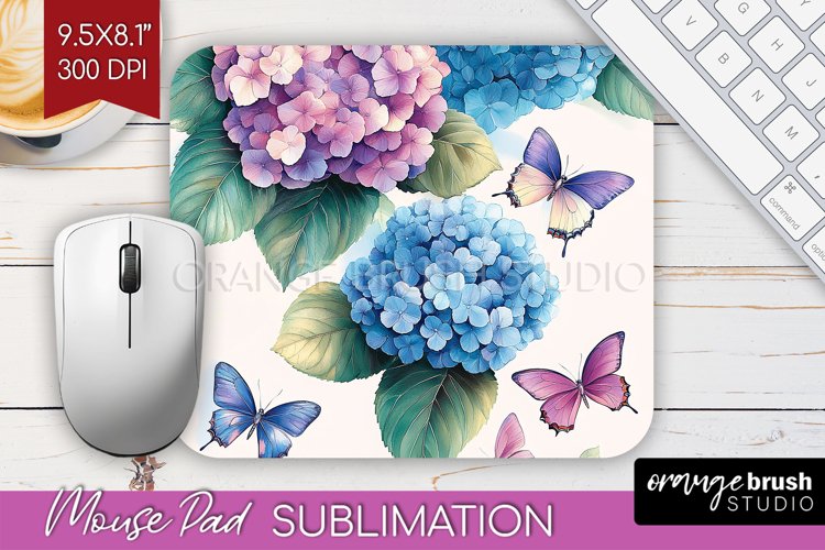 Spring Blossom Mouse Pad Sublimation - Flowers Mousepad PNG