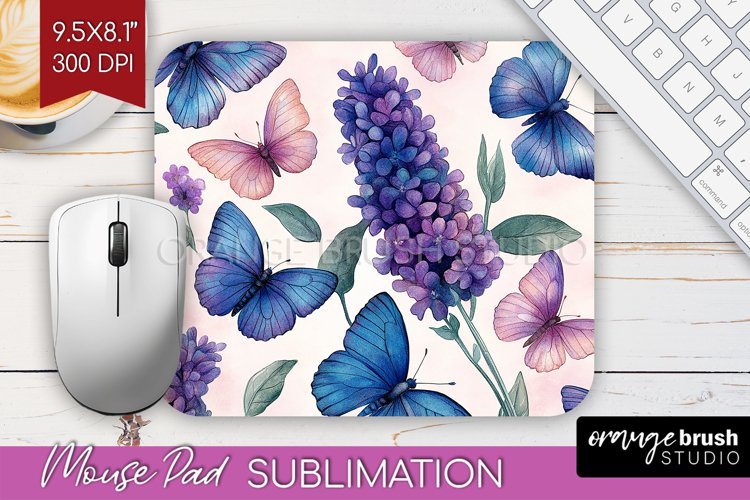 Spring Blossom Mouse Pad Sublimation - Flowers Mousepad PNG
