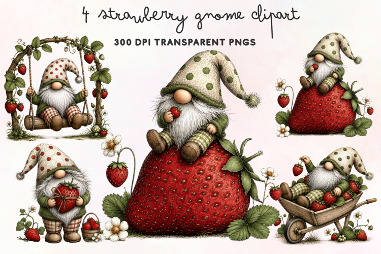 Cute Gnome Clipart Image 13