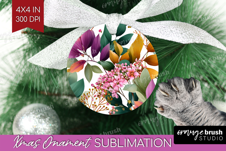 3D Flowers Ornament PNG - Summer PNG Sublimation