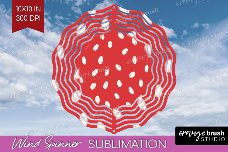 Abstract Fruit Wind Spinner Sublimation PNG - Tutti Frutti