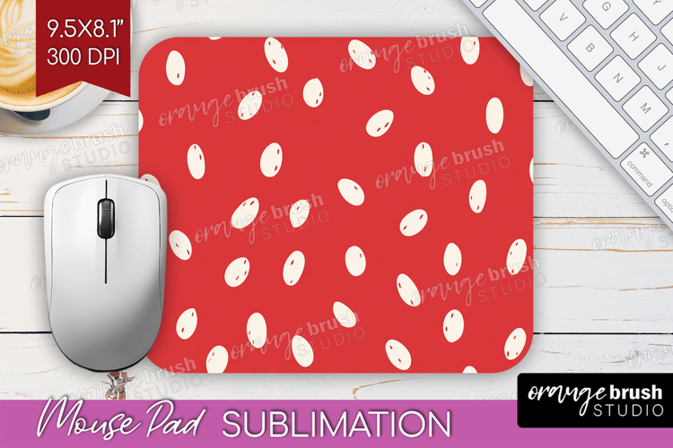 Abstract Fruit Mouse Pad Sublimation - Tutti Frutti Mousepad