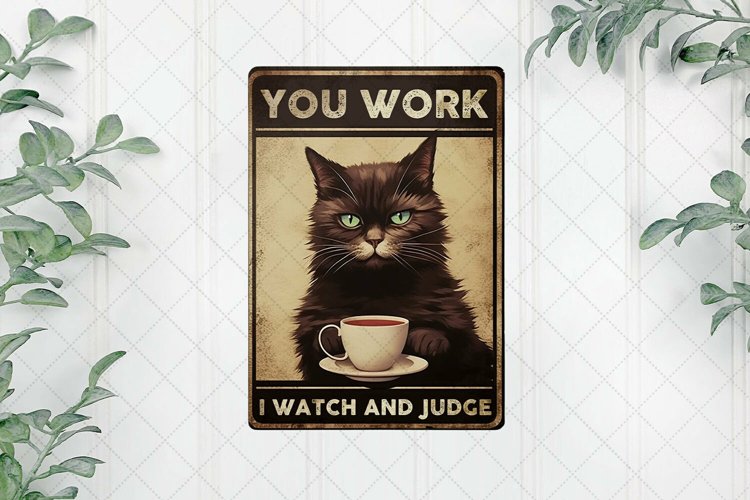 Vintage Cat Illustration Image 14
