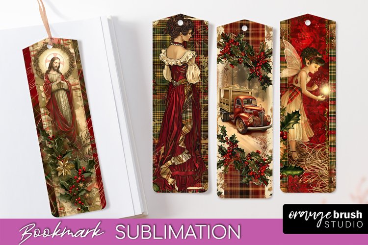 Printable Christmas Bookmark Image 2