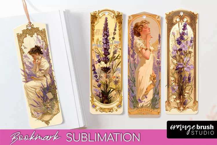 Vintage Scrapbook Bookmark Sublimation - Ephemera Bookmarks