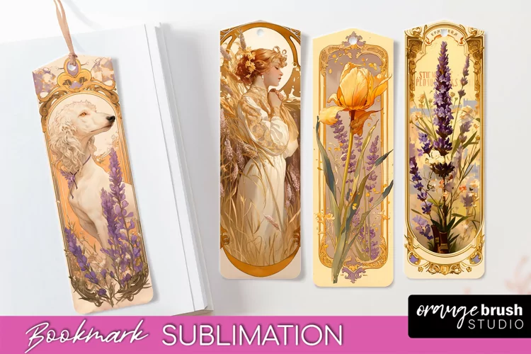 Vintage Scrapbook Bookmark Sublimation - Ephemera Bookmarks