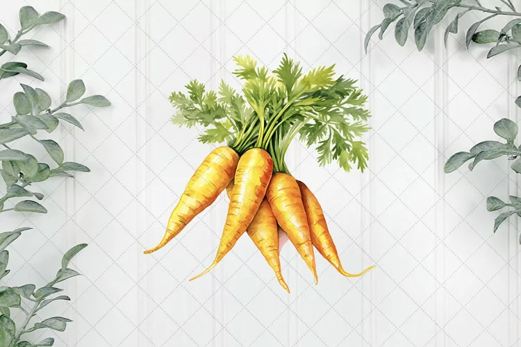 Watercolor Vegetable Collection Clipart
