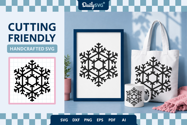 Winter Snowflake SVG
