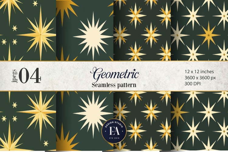Geometric Seamless Pattern Image 3