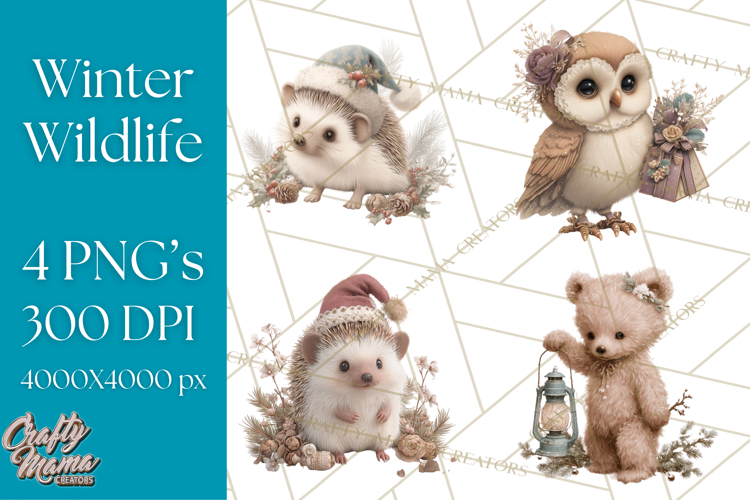 Winter Animals Clipart Image 6
