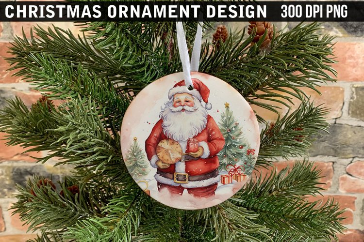 Christmas Ornament Sublimation PNG Design