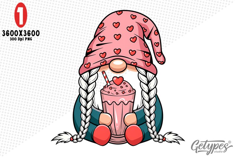 Valentine Gnome Clipart Image 17
