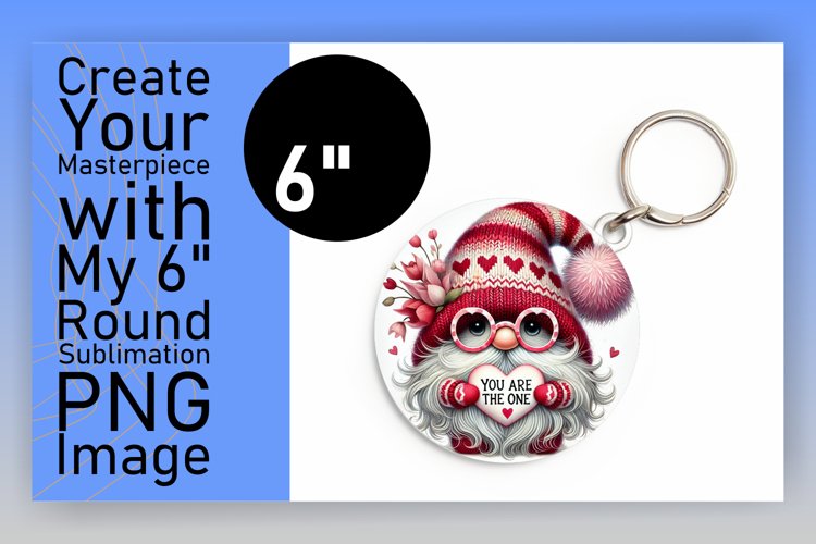 Chic Circle Coaster PNG Design , Gnomes