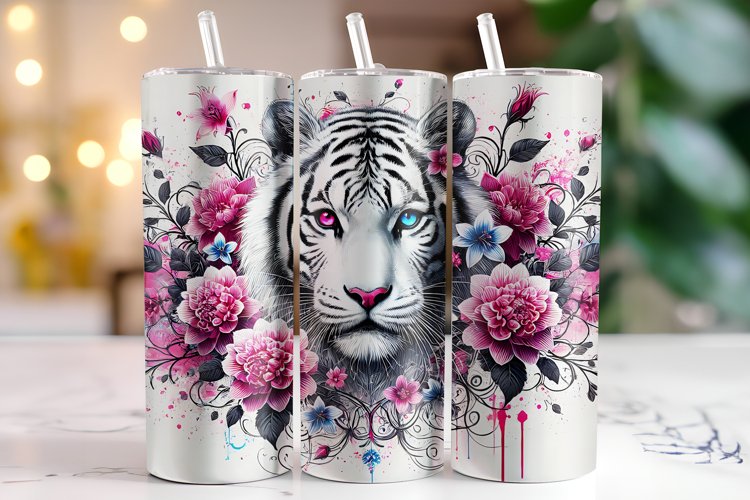 Tiger Tumbler Wrap | Sublimation | Tumblers