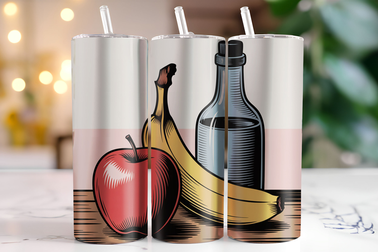 Fruits Tumbler Wrap | Sublimation | Tumblers