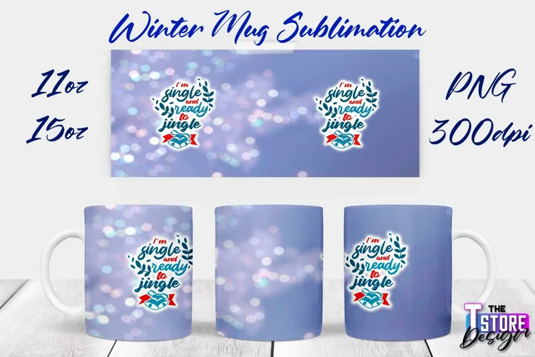 Winter Mug Sublimation | Winter 11 oz |15 oz Mug Sublimation