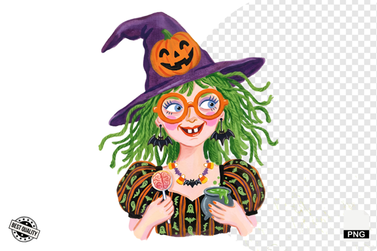 Halloween Girls Clipart