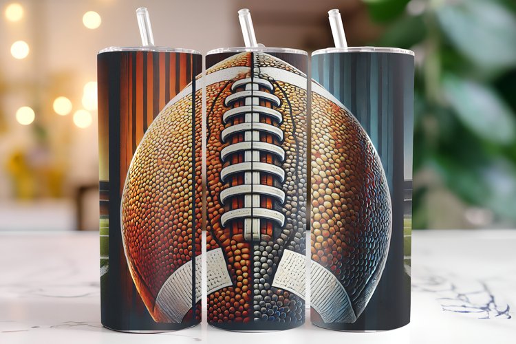Football Tumbler Wrap | Sublimation | Tumblers