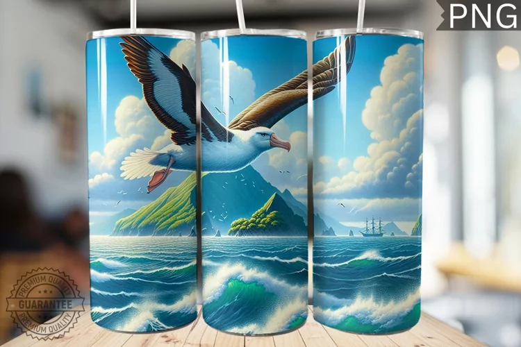 Albatross Tumbler Wrap - Albatross Tumbler Design