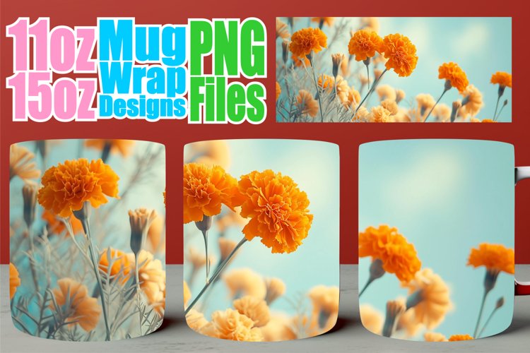 Radiant Bloom Cup: Springtime Sublimated Pattern example image 1