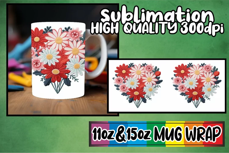 Stitched with Love: 3D Valentine's Mug Wrap