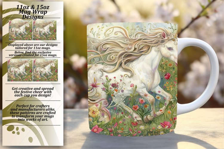 Enchanting Spring Unicorn Mug Fantasies example image 1
