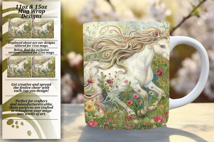Enchanting Spring Unicorn Mug Fantasies
