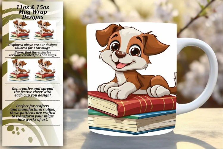 Adorable Cartoon Critters Mug Sublimation 15oz