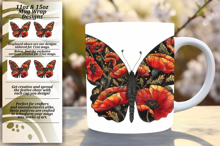 Butterfly Bouquet: Spring Mug Ensemble example image 1