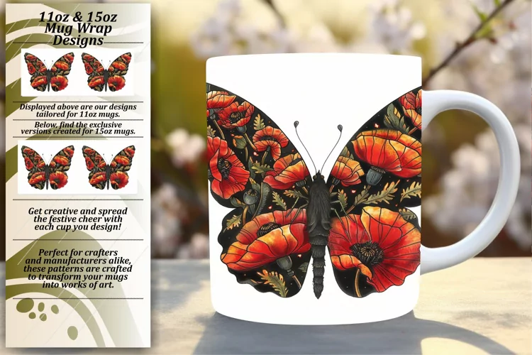 Butterfly Bouquet: Spring Mug Ensemble