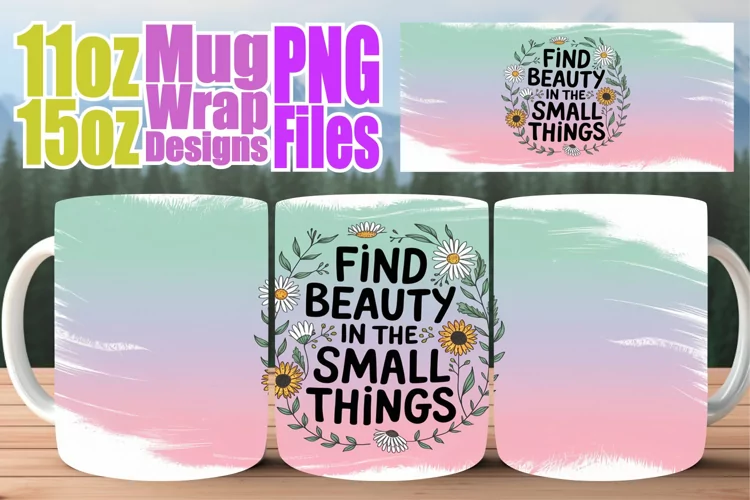 Bright spirits 11oz 15oz sublimation wrap, Quote