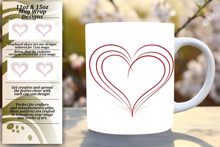 Heartfelt Sublimation: The Essence of Love on a Mug