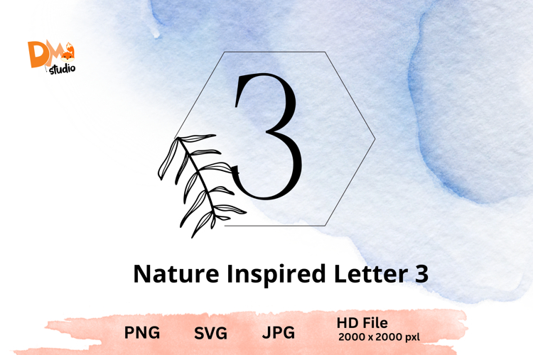 Leaf Monogram Svg Image 21