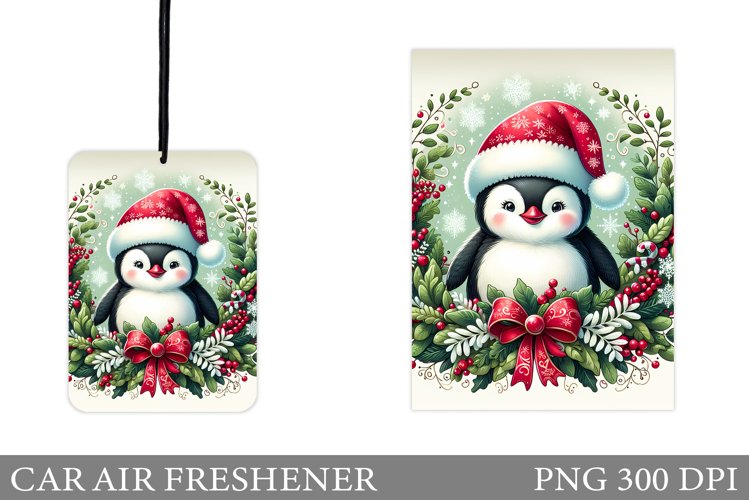 Cute Penguin Car Air Freshener. Christmas Car Air Freshener