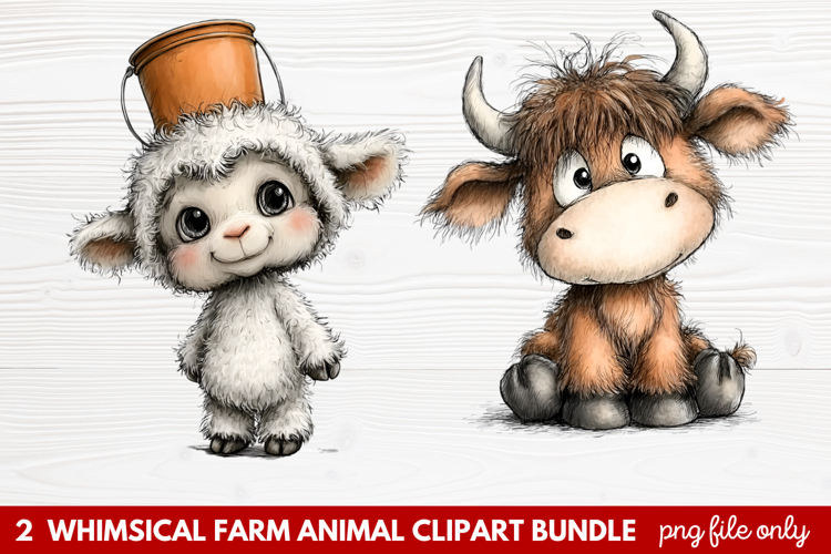 Farmhouse Animals Clipart Image 11