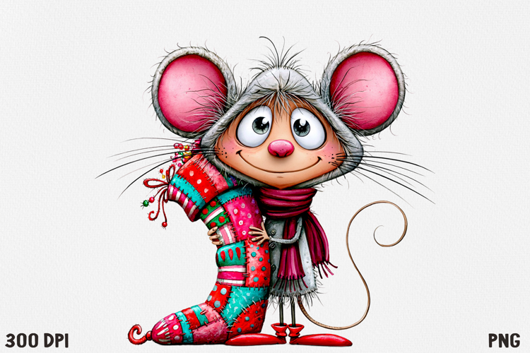 Whimsical Christmas Character Clipart PNG, Cute Holiday